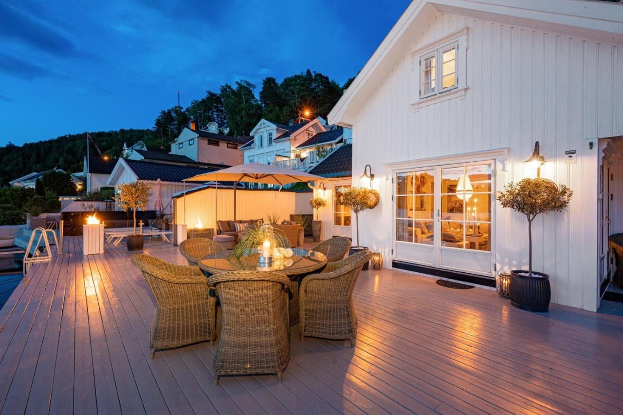 Luxurious Boathouse With Private Dock In The Location In Arendal
